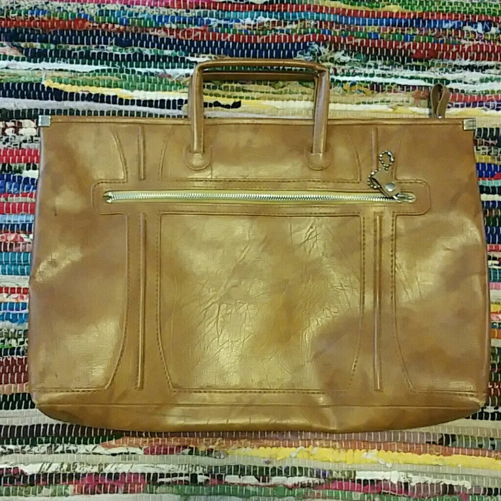 American Tourister Brown Leather Bag